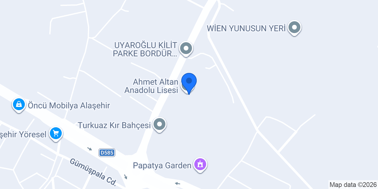 Ahmet Altan Anadolu Lisesi konumu