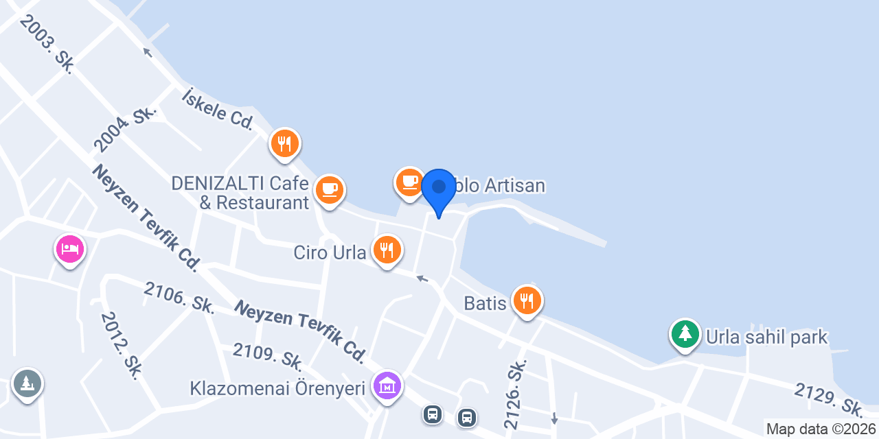 URLA PERA HOTEL konumu