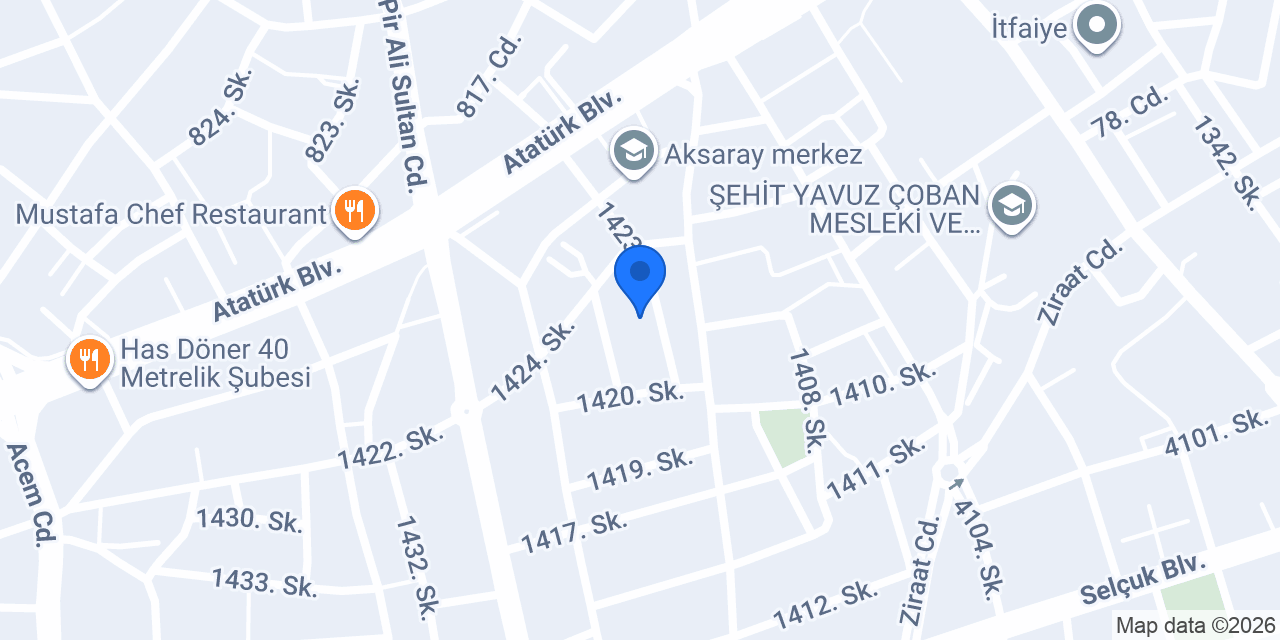 Aksaray Elektrik konumu