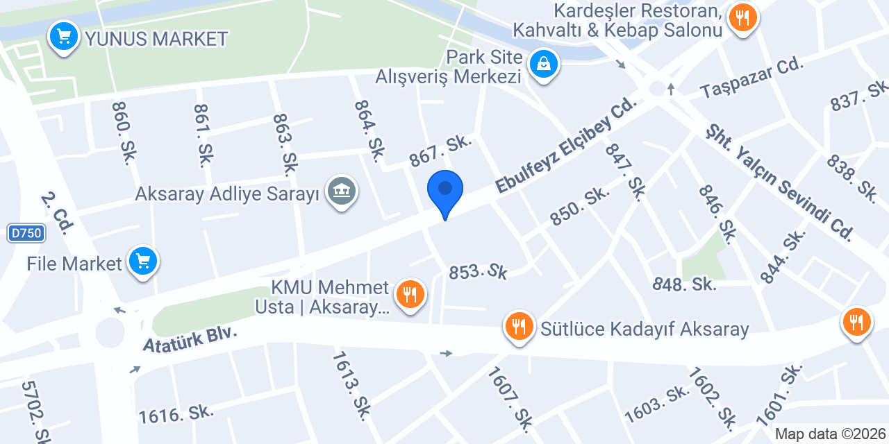 Aksa Matbaa ve Tasarım konumu