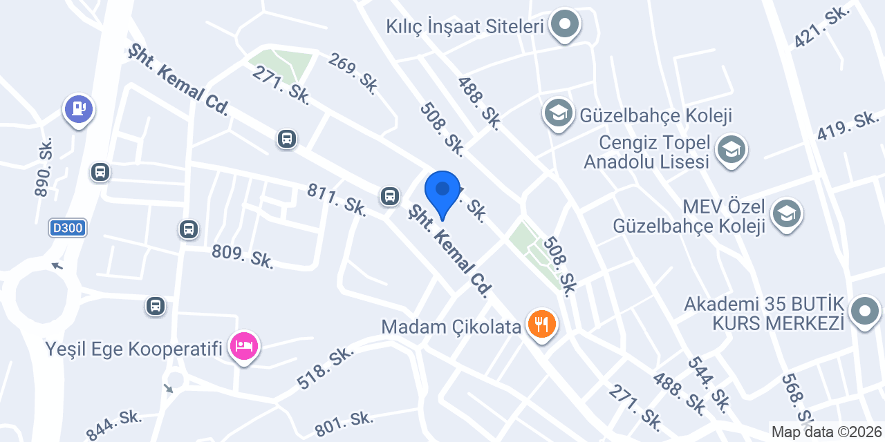 Yeni Nesil Veteriner Kliniği konumu