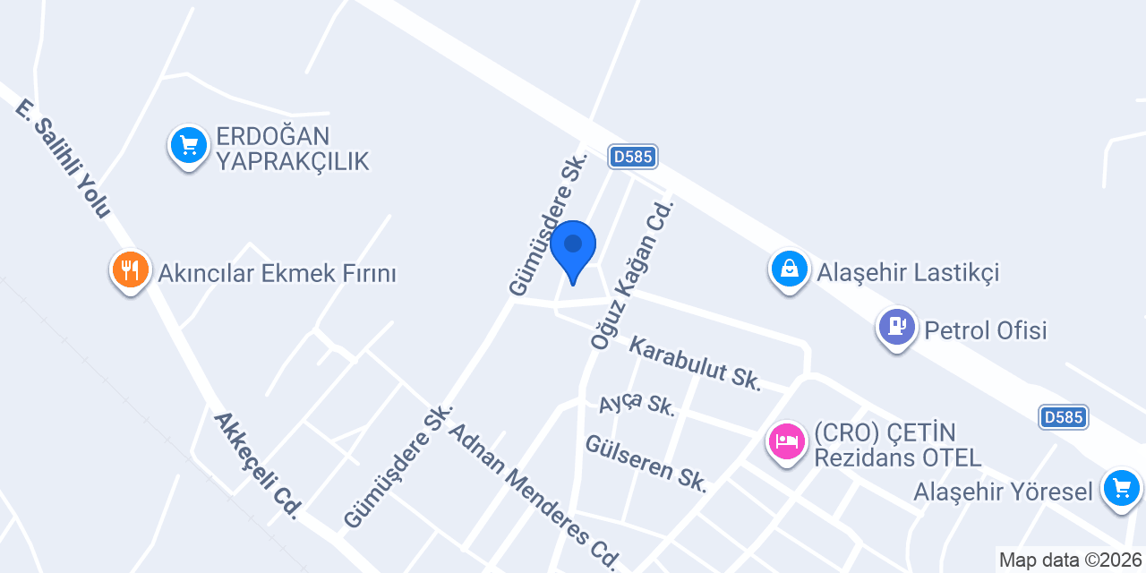 AHSEN Otomotiv konumu