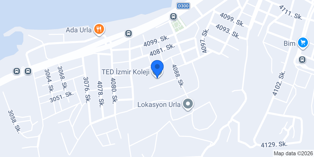TED İzmir Koleji konumu