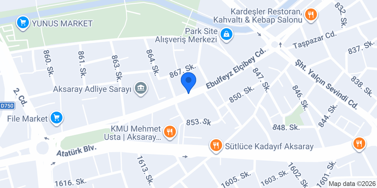 Weltew Home Aksaray konumu