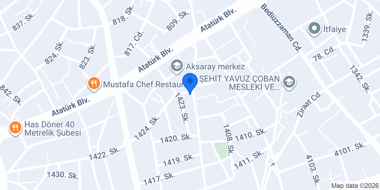 Yüksel İnşaat Emlak konumu