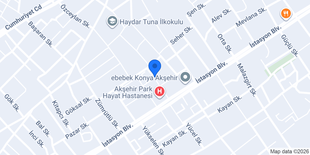 Çetin Eczanesi konumu