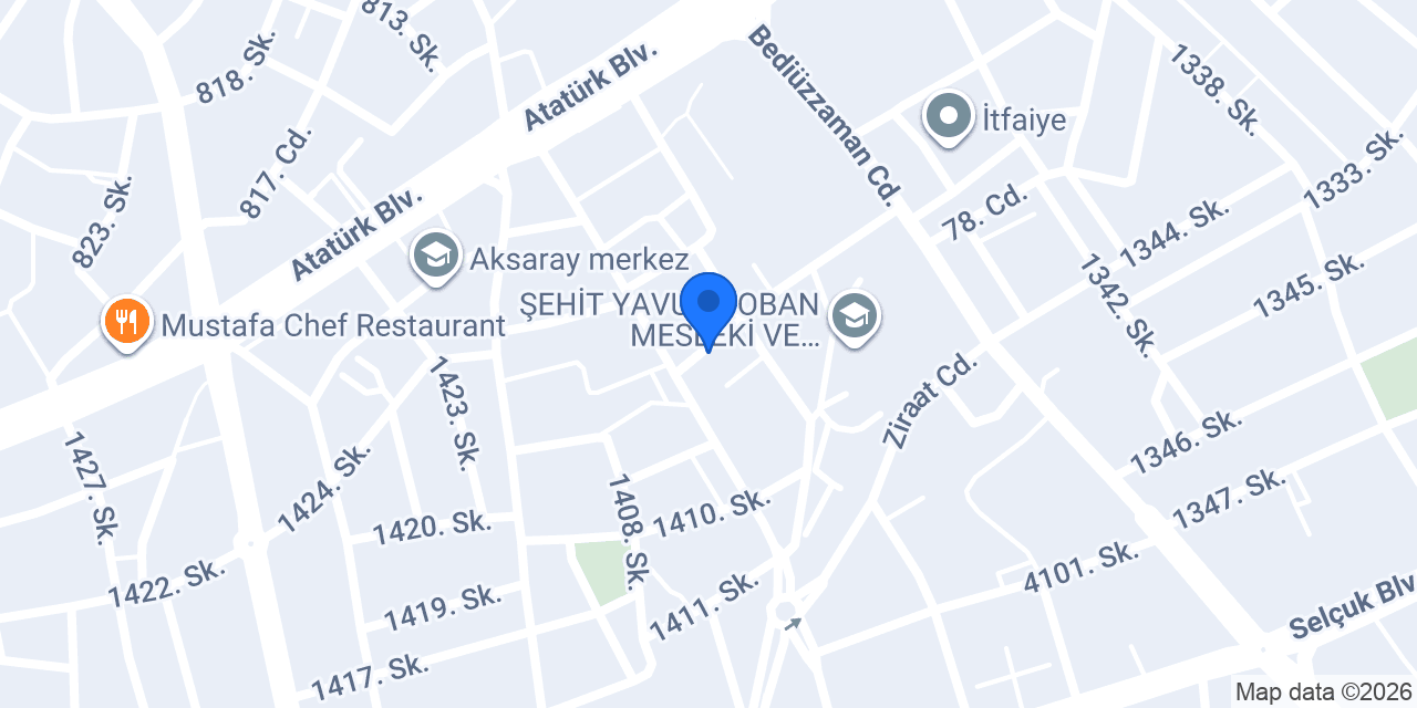 Öz Aksaray Ekspres konumu