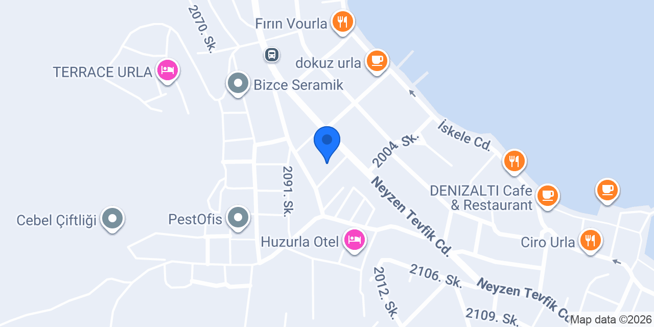 VillaSkalaUrla konumu