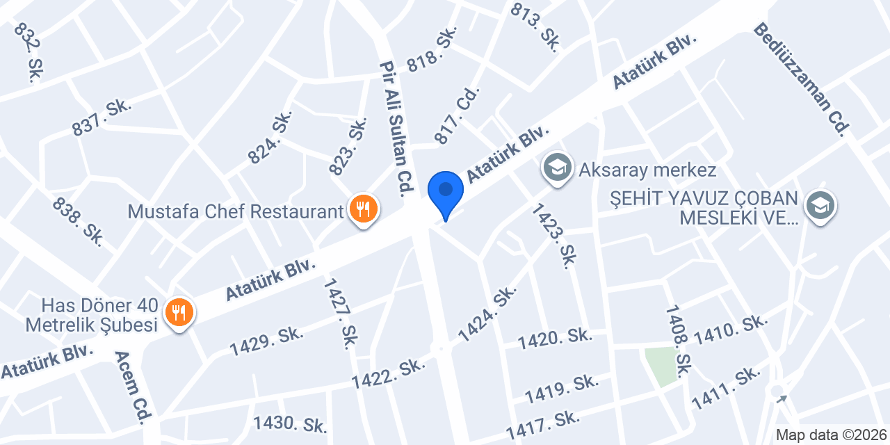 PERA PERDE konumu