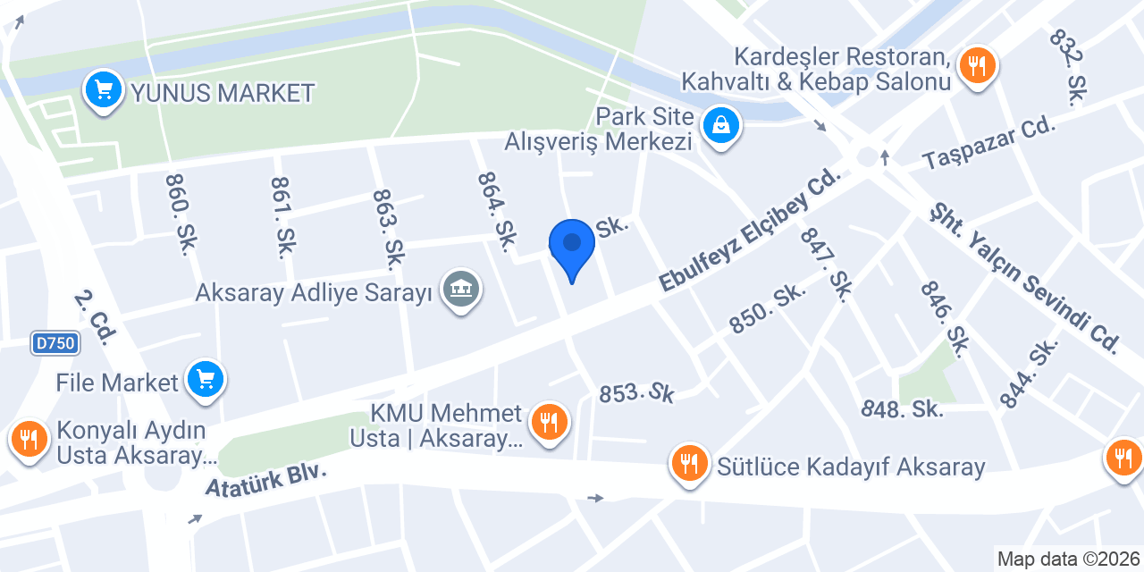 Aslan&Orbay Hukuk Bürosu konumu