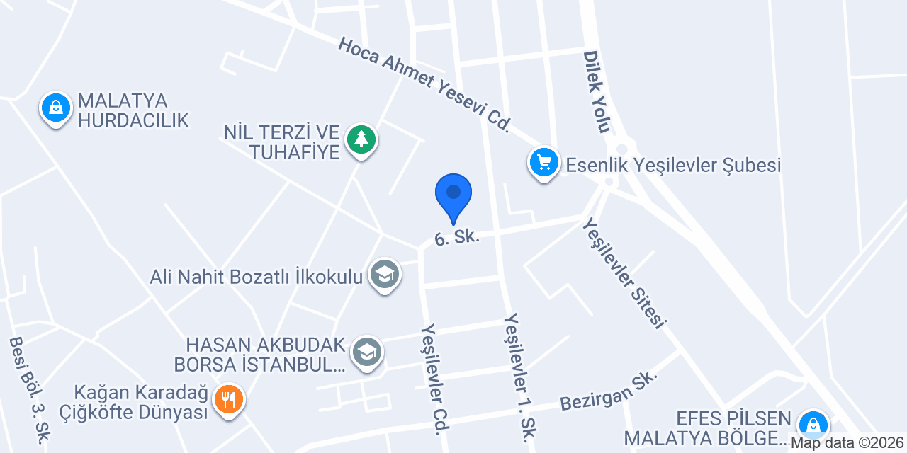 MALATYA KUAFÖR BY VEYSEL konumu