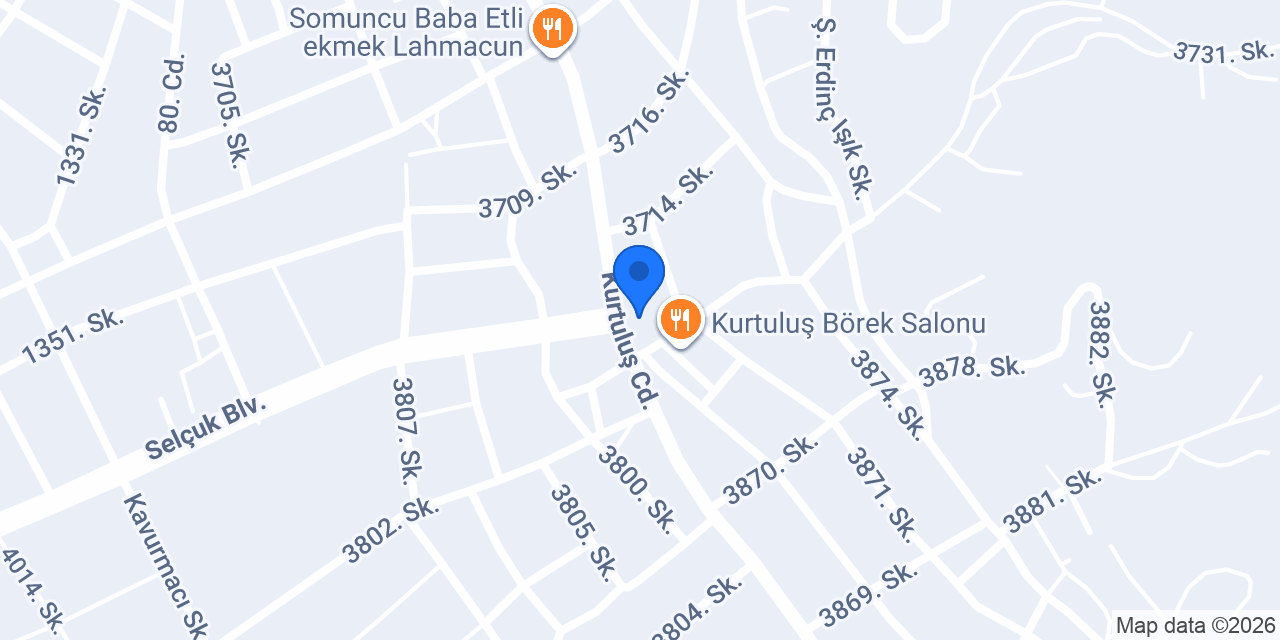 Renk Yapı Tasarım konumu
