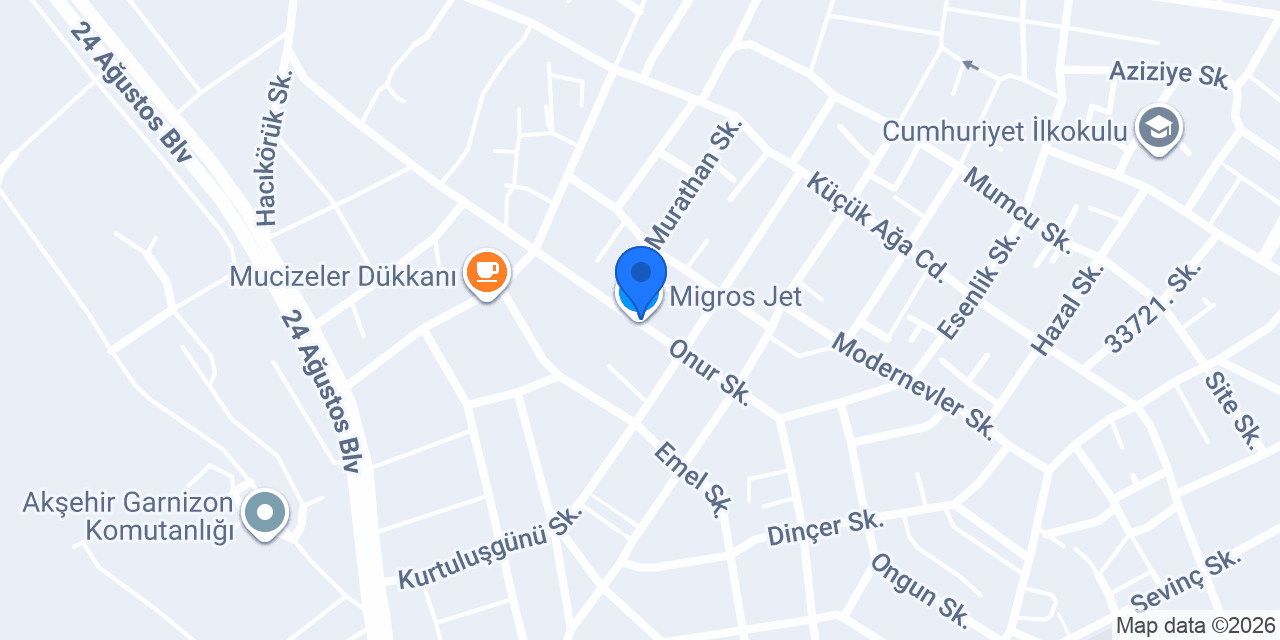 Migros Jet konumu