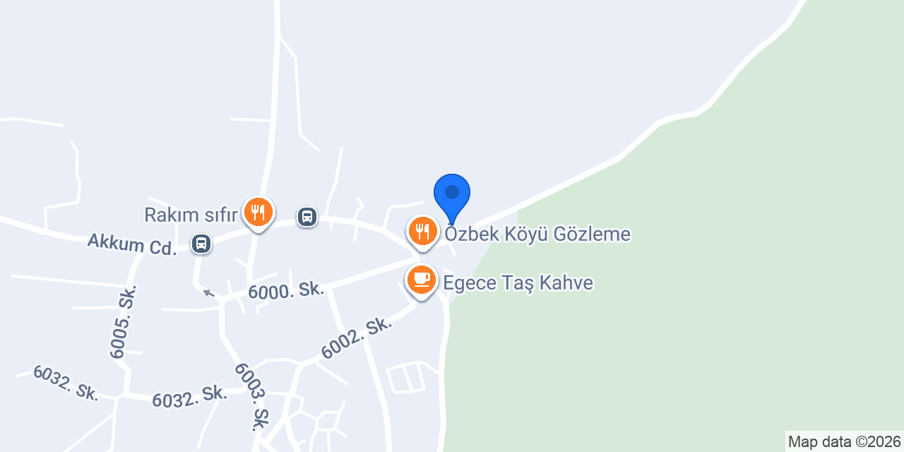 Vadi Özbek Konaklama konumu