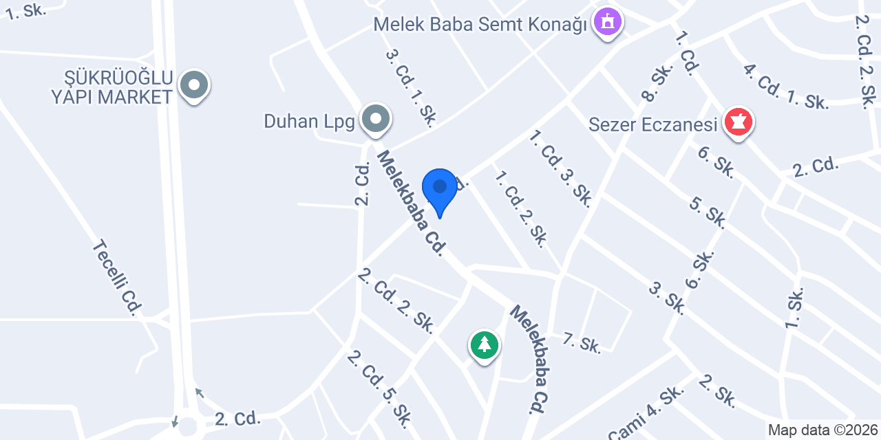 Melekbaba ECZANESİ konumu