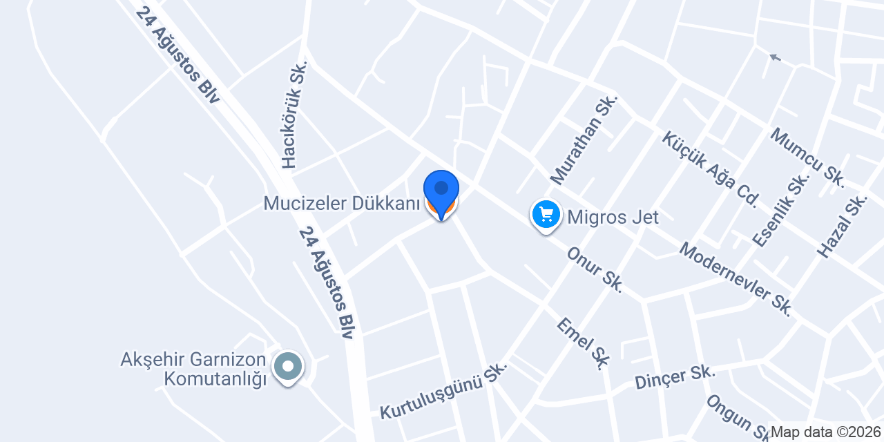 Mucizeler Dükkanı konumu