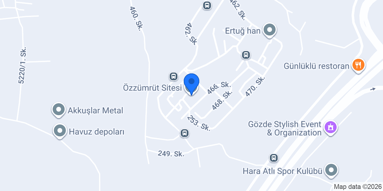 Özzümrüt Sitesi konumu