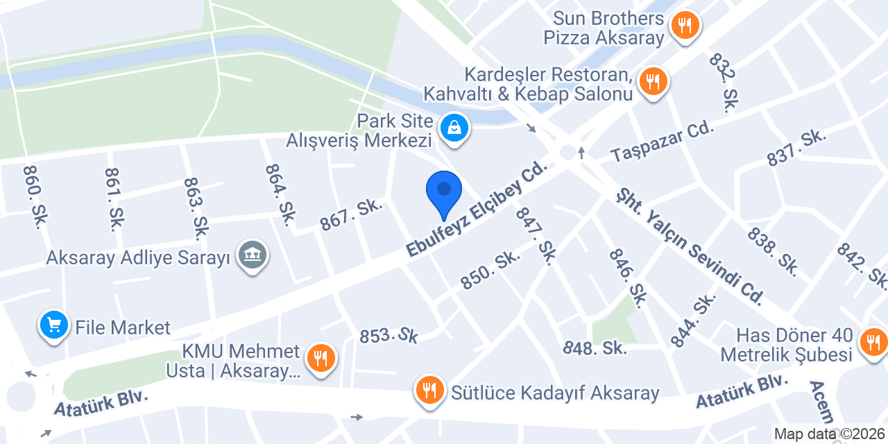 Aksaray Arabuluculuk Merkezi konumu