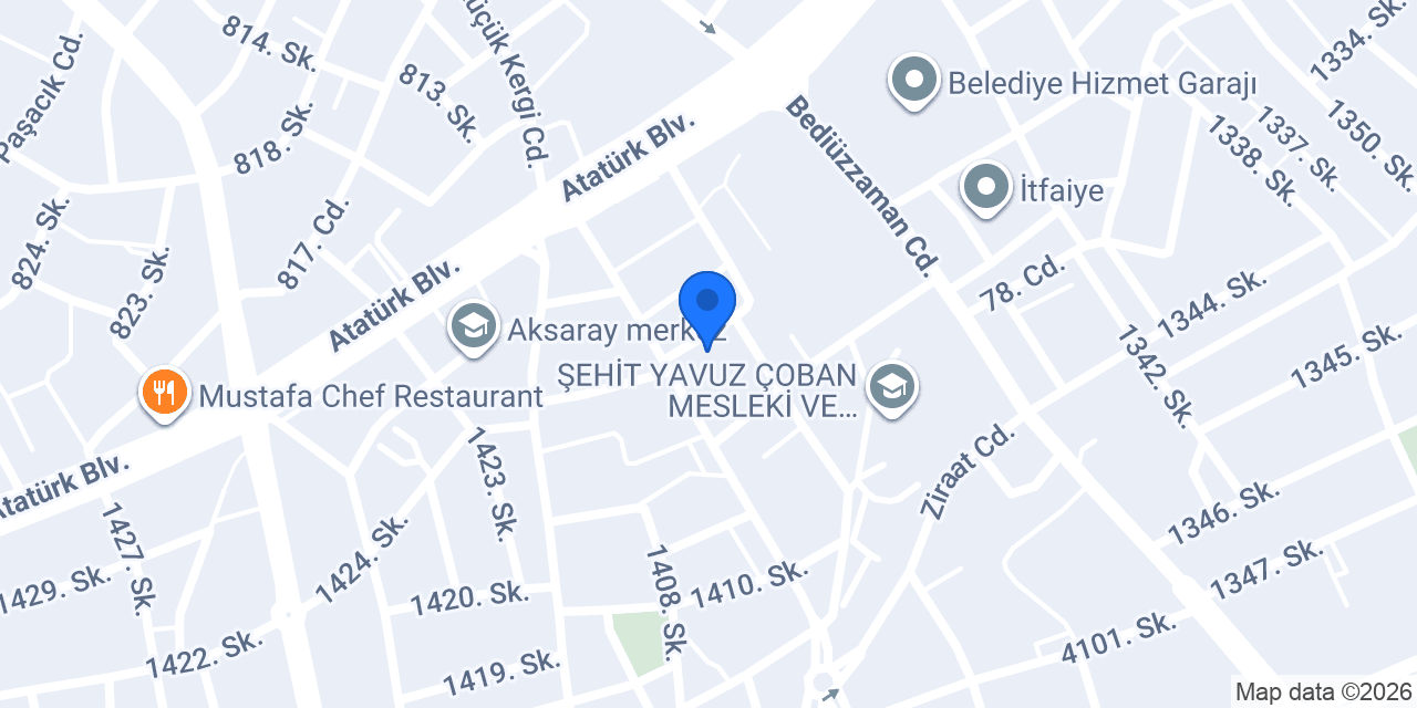 Kuaför Orhan erkek kuaförü salonu konumu
