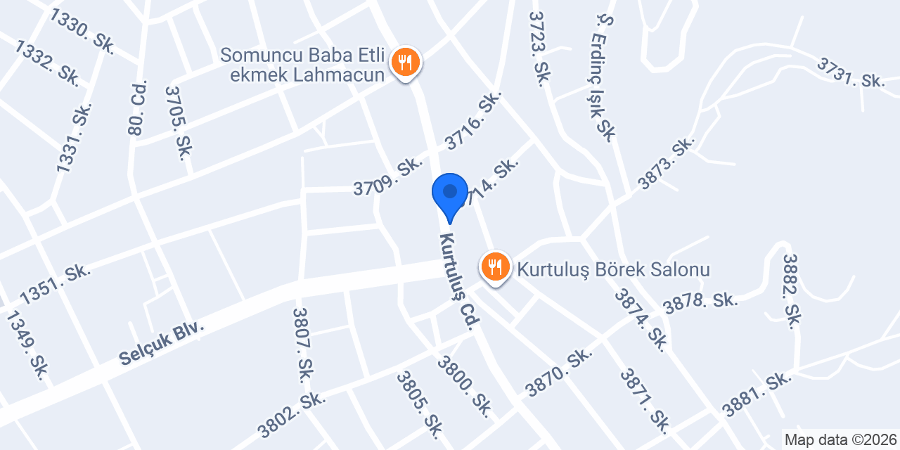 Özay Şarküteri konumu