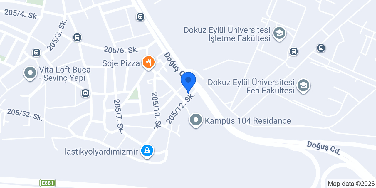 Ms Apart Pansiyon konumu