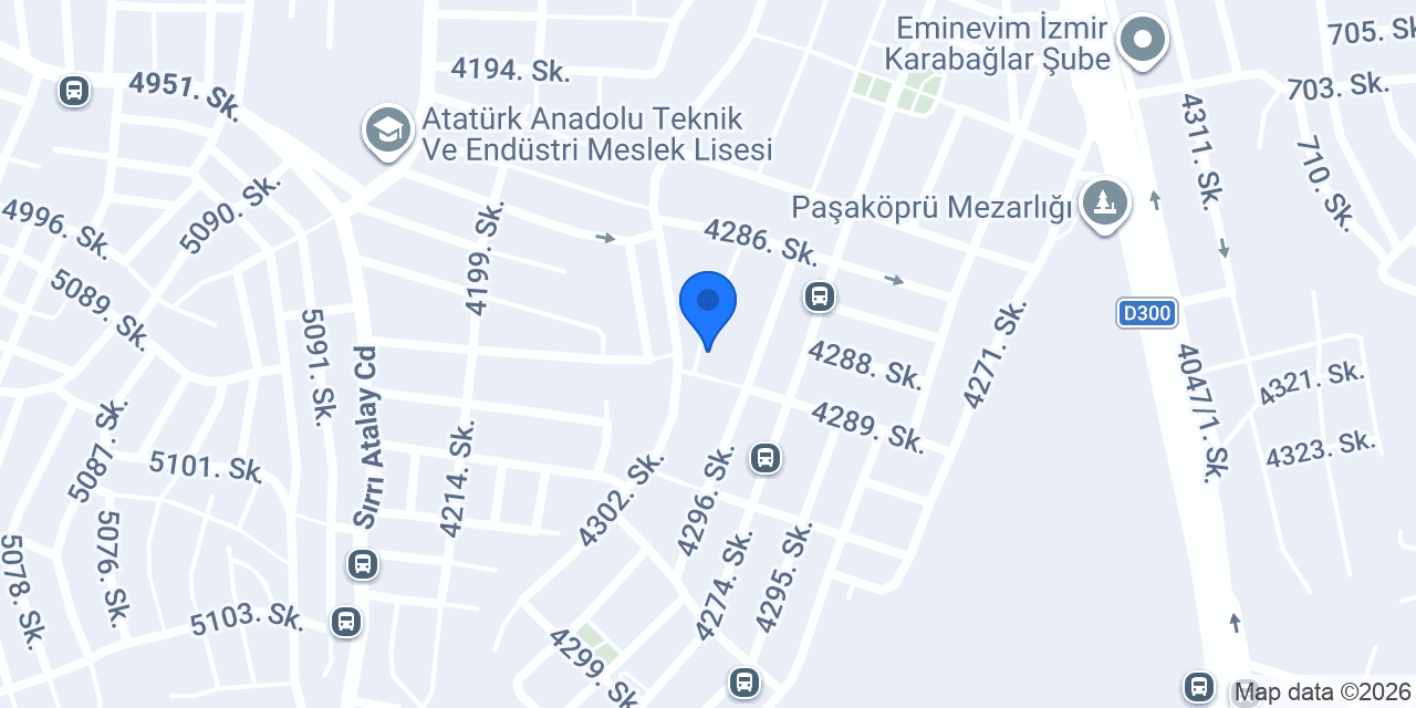 İzmir Cam Firması konumu
