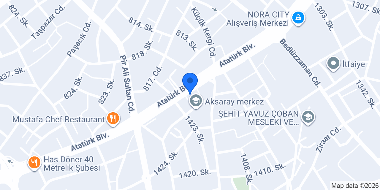 Konyalılar Veteriner Kliniği konumu