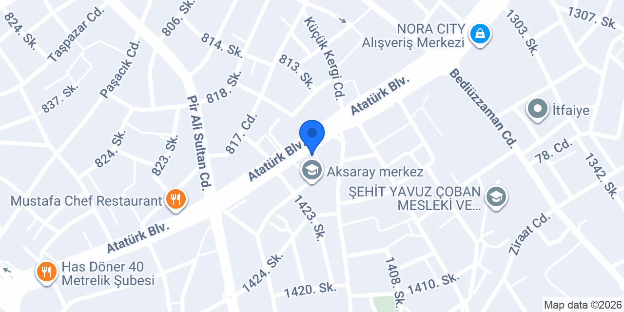 Gedex İletişim konumu