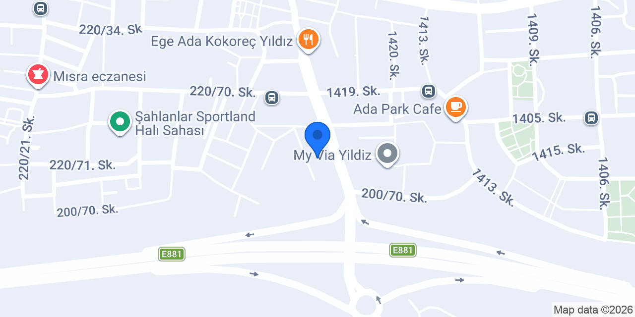 Umut Market konumu