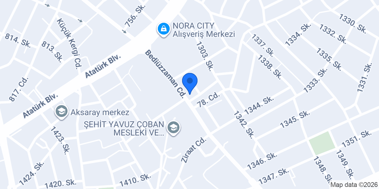 Hikmetoğulları Tatlı Dondurma salonu konumu
