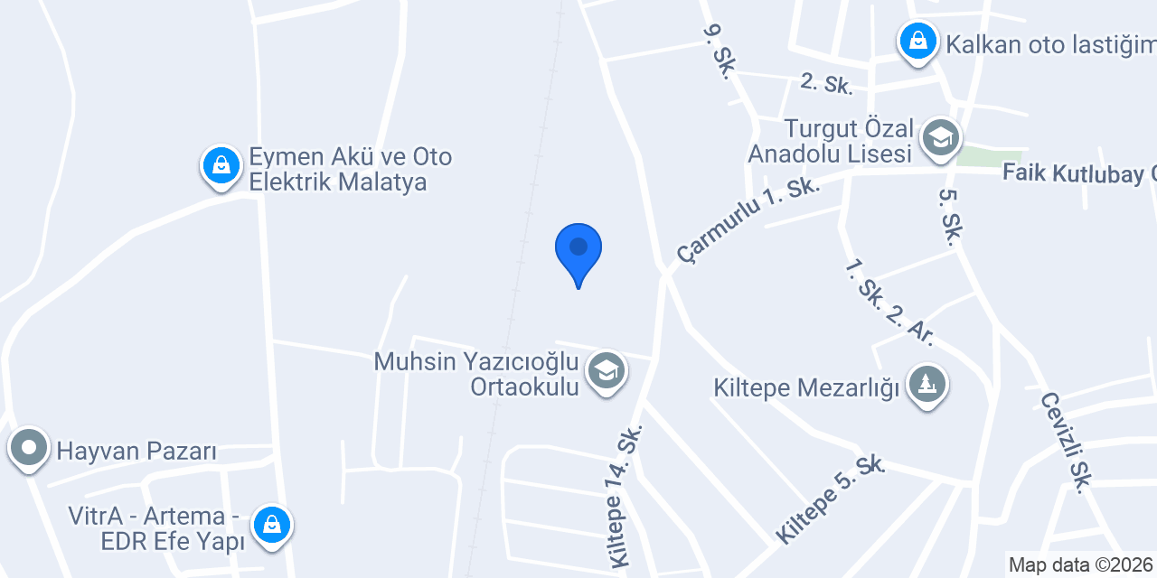 ERDEM MOBİLYA MALATYA konumu