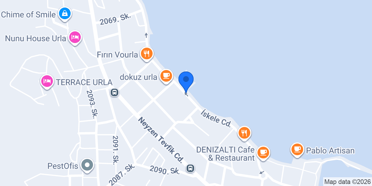 Urla Sualtı ve Deniz Hayatı konumu