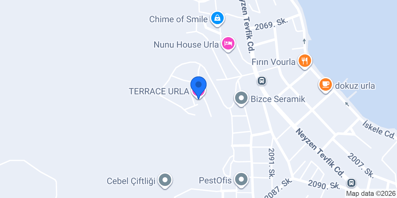 TERRACE URLA konumu