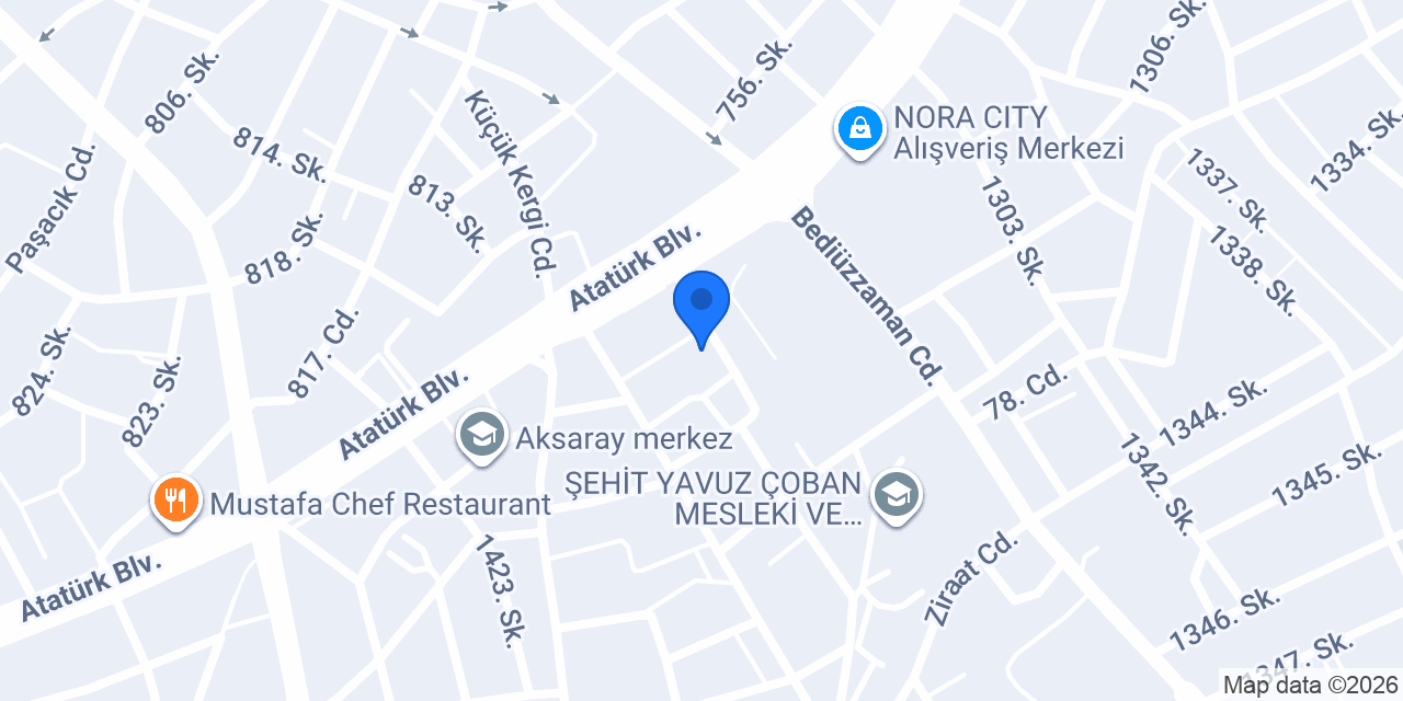 Ayşe Göktaş Beslenme ve Diyet Kliniği & EMS Stüdyo konumu