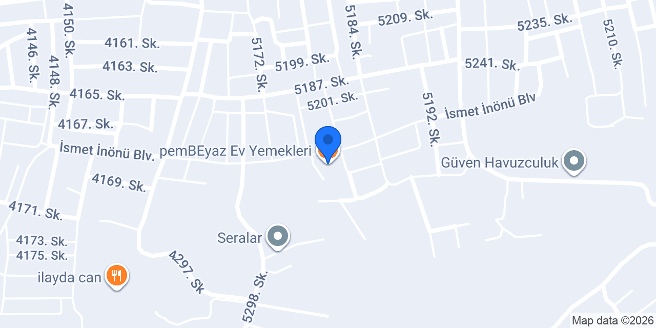 pemBEyaz Ev Yemekleri konumu