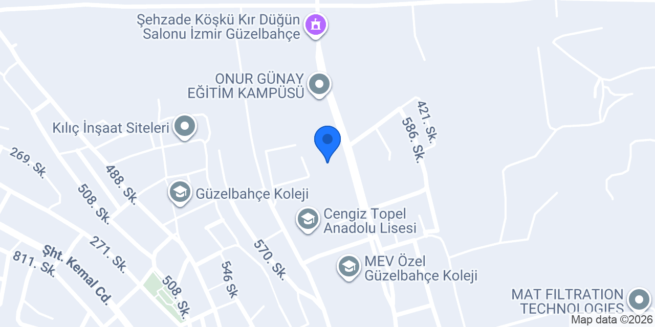 Güzelbahçe İtfaiye Grubu konumu