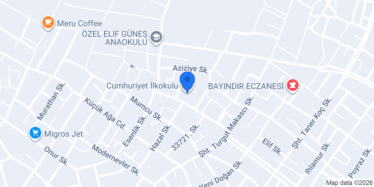 Cumhuriyet İlkokulu konumu