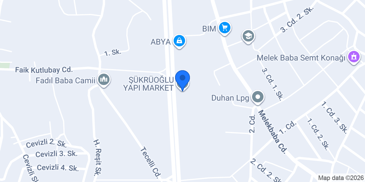 ŞÜKRÜOĞLU YAPI MARKET konumu