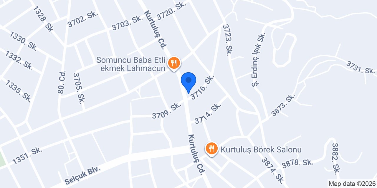 Komagene Etsiz Çiğ Köfte konumu