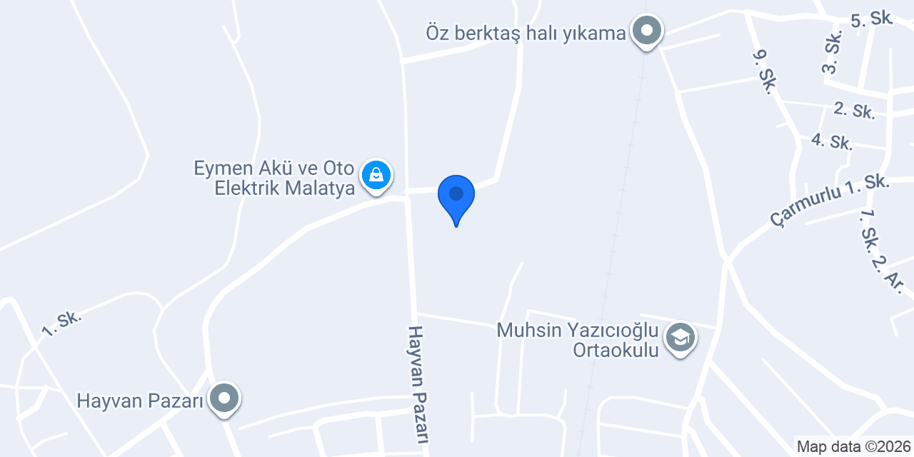 Güneş Akü konumu