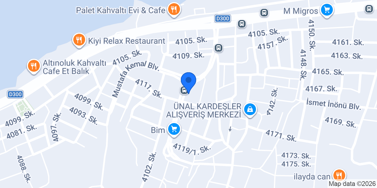 Merkez Unlu Mamulleri konumu