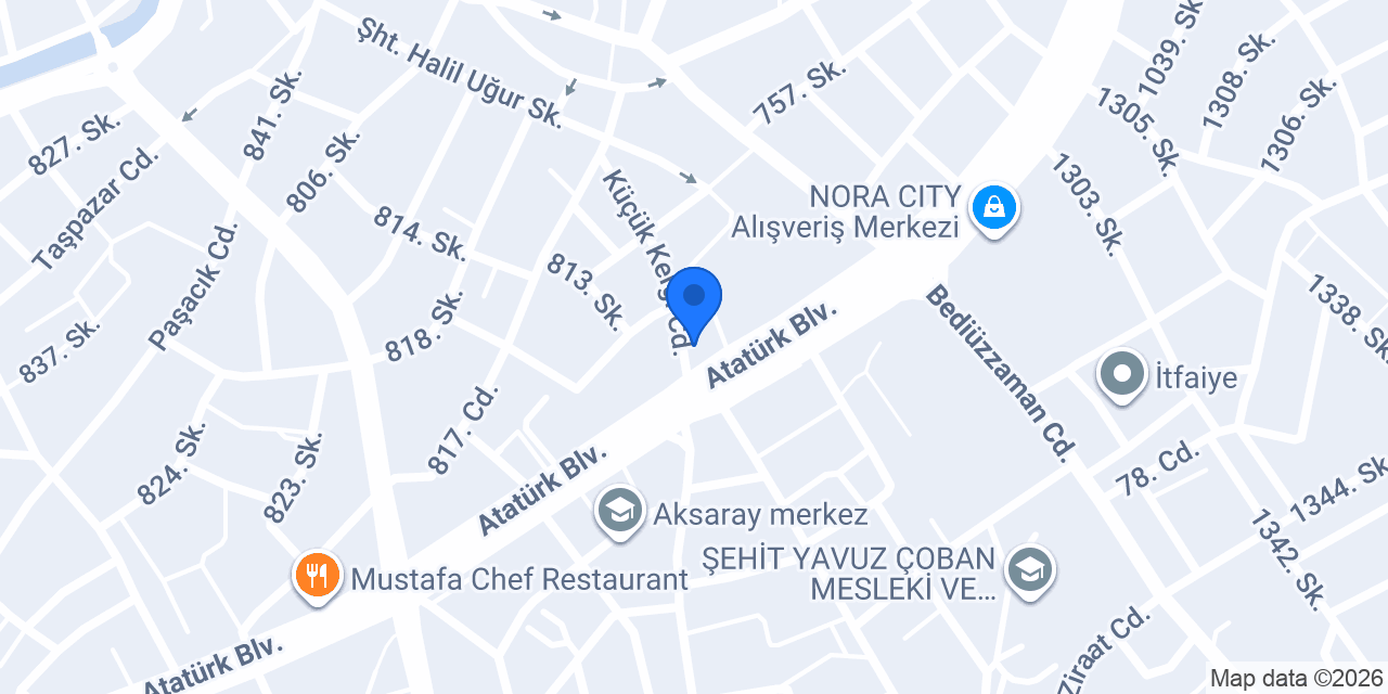 Bahçesaray Veteriner Kliniği konumu