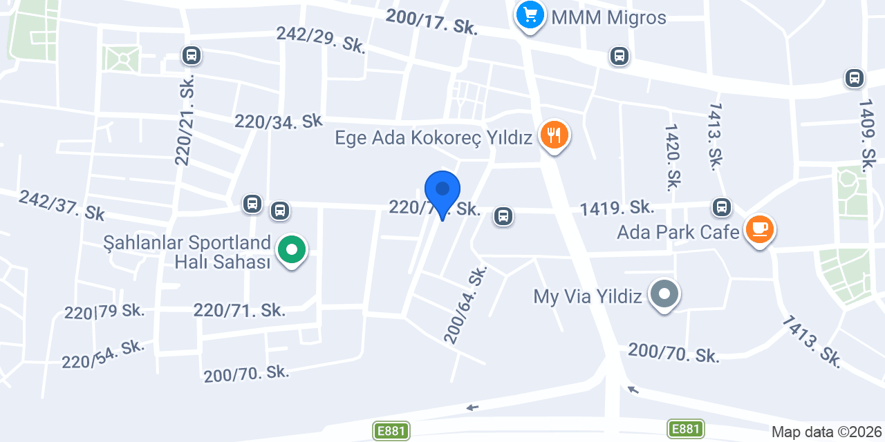 Carizma Erkek Kuaförü konumu