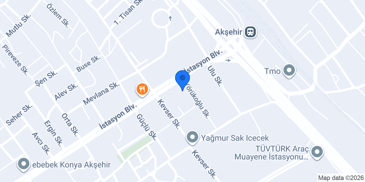 ÇAVUŞOĞLU OTOMOTİV konumu