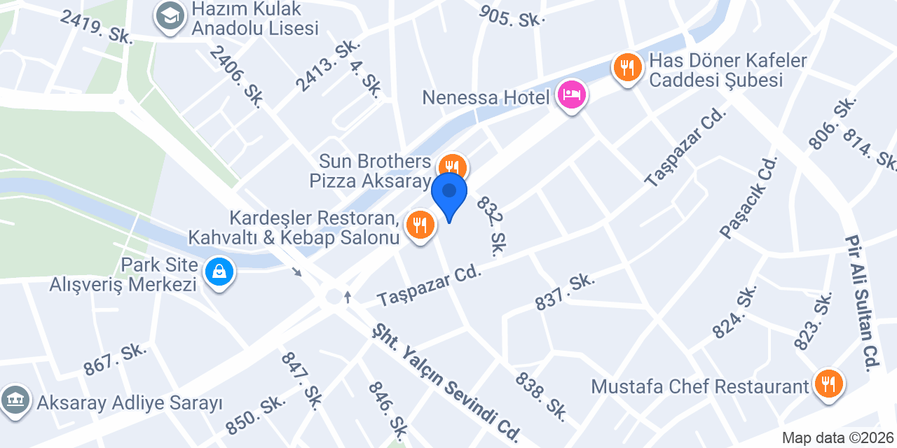 X hair Güzellik Salonu konumu