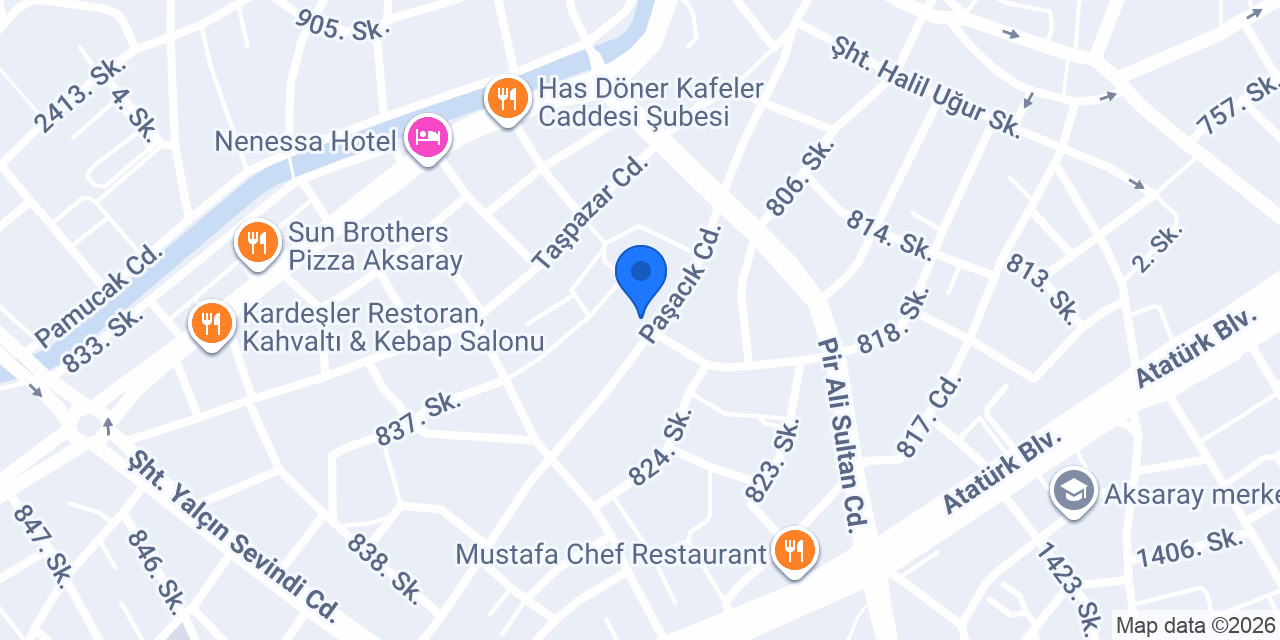 Enderun Kitap ve Kahve Aksaray konumu