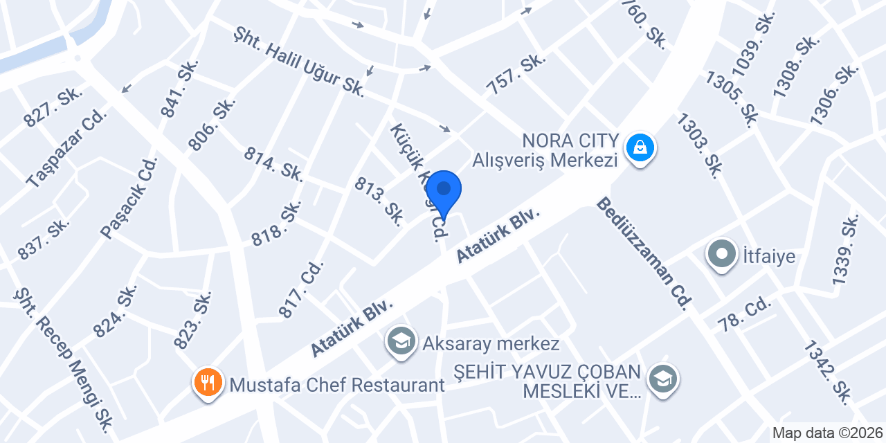 Katı Yapı Malzemeleri konumu