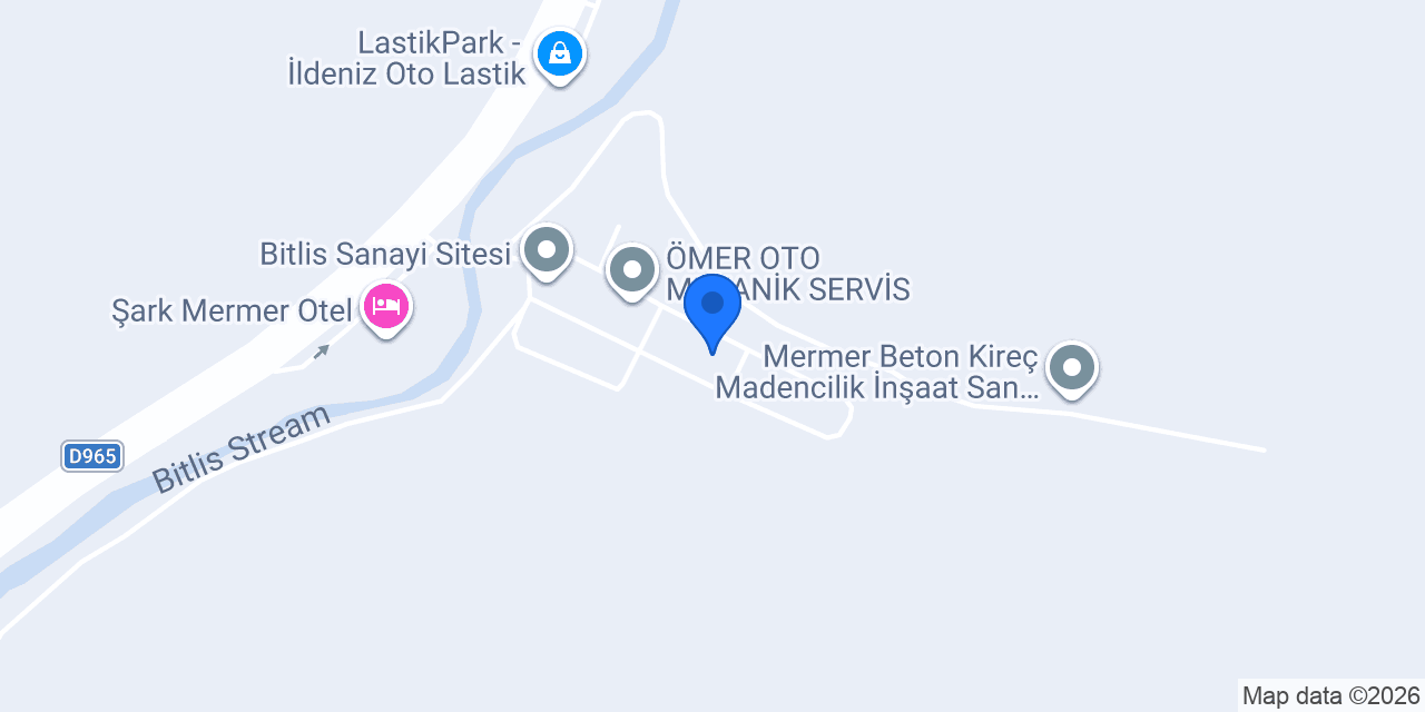 Bitlis Uzman Oto Aksesuar konumu
