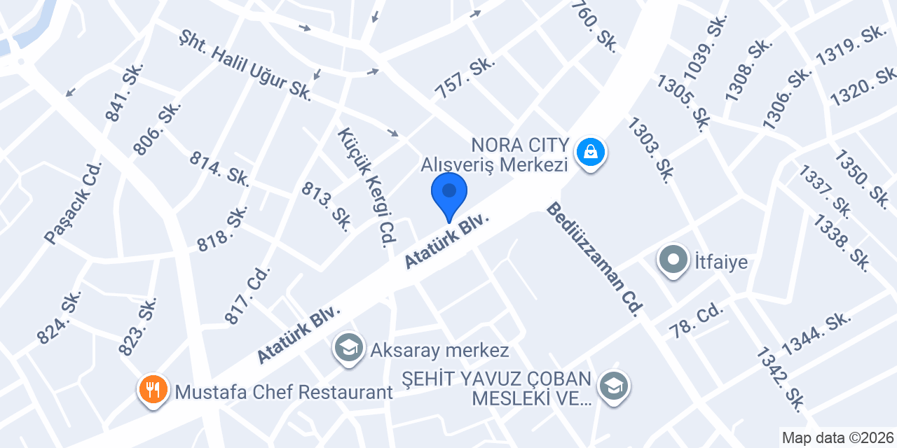 Özserneo Sigorta Aksaray Şube konumu