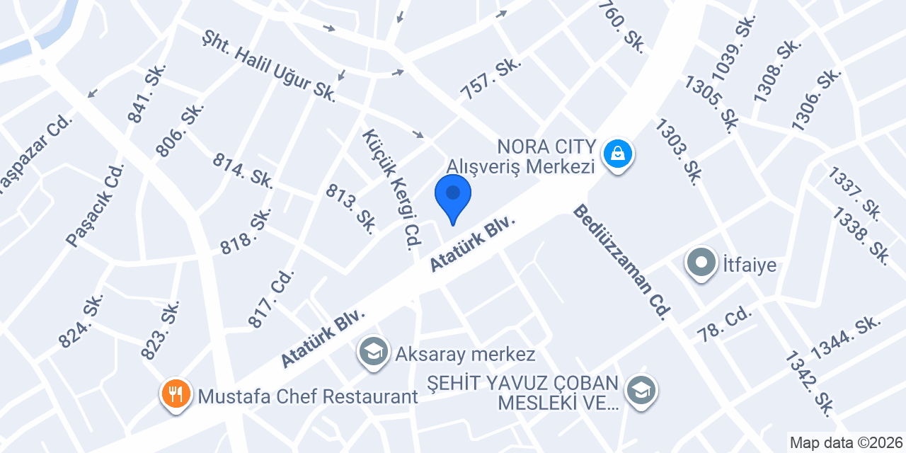 Psikolog Hilal Koşar Danışmanlık Merkezi konumu